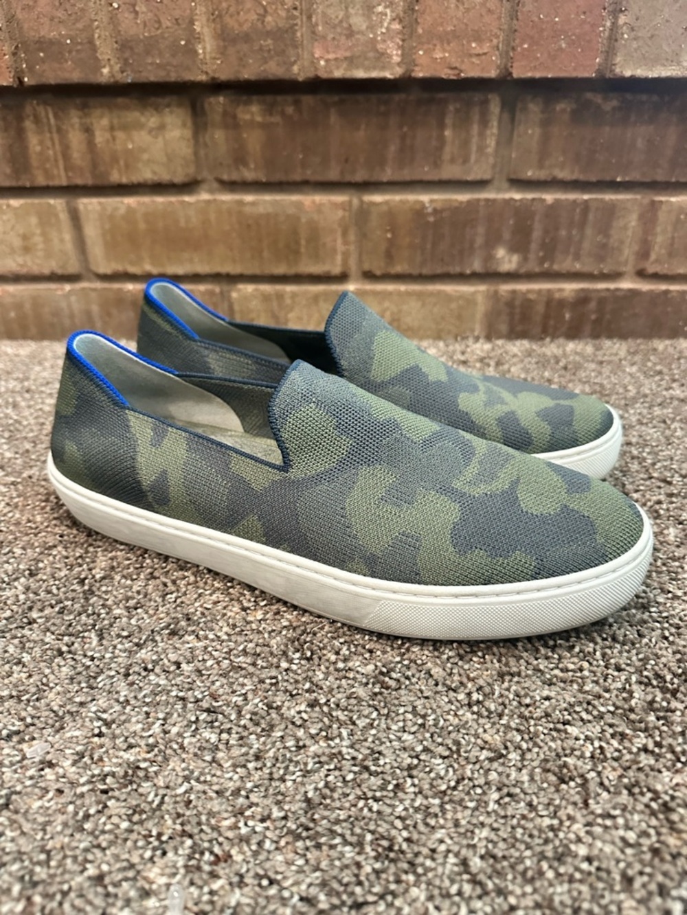 Rothy's Camo Slip On Sneakers Size 10.5